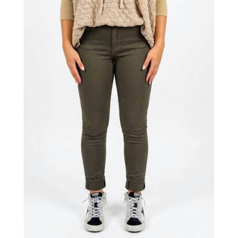 NEW JUST BLACK DENIM modern classic skinny jeans in dark olive